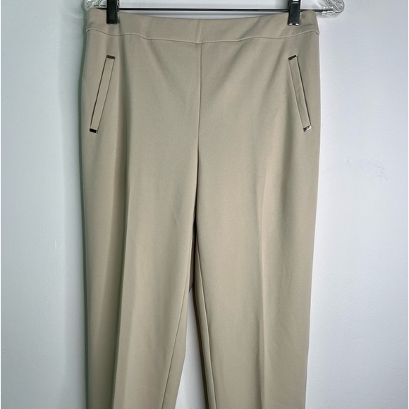 C Est 1946 Casual Dress Pants Trousers Small Beige - Picture 2 of 8
